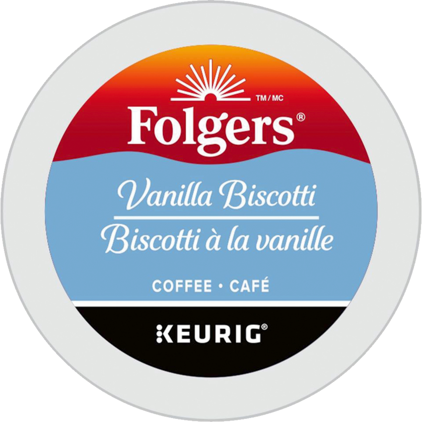 Folgers Coffee K-Cups® Vanilla Biscotti Medium Roast 24/box
