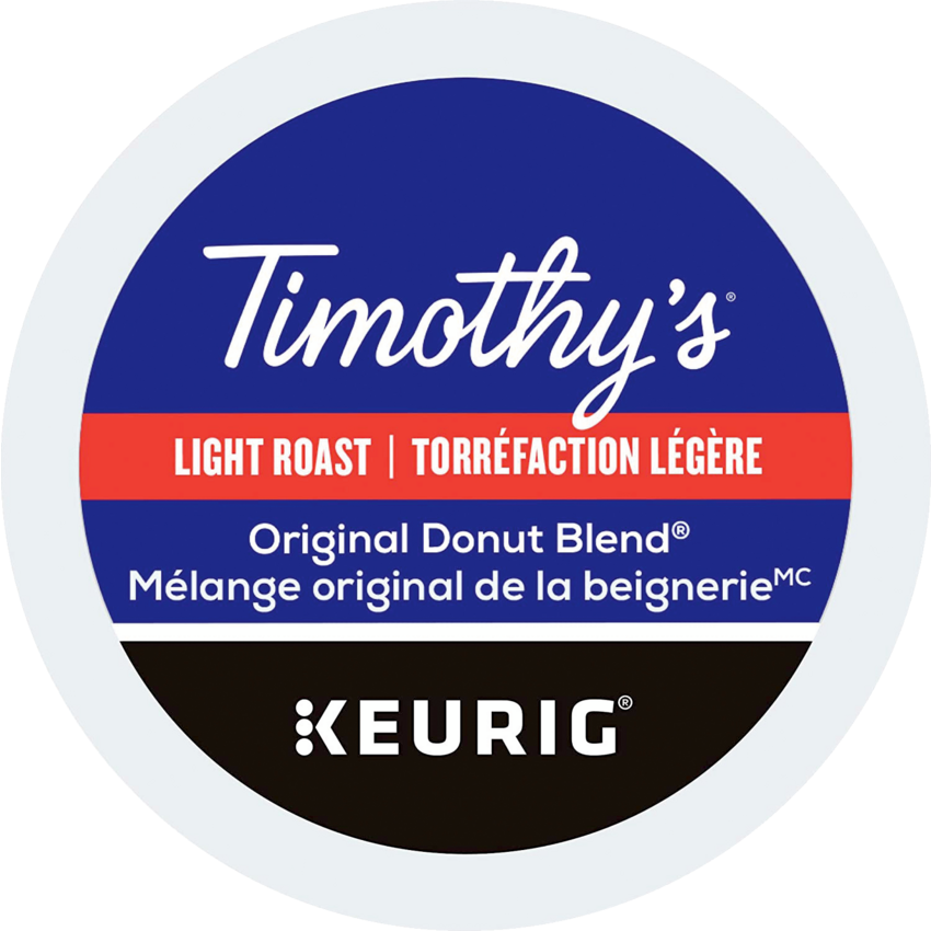 Timothy's® Coffee K-Cups® Donut Blend Light Roast 24/box