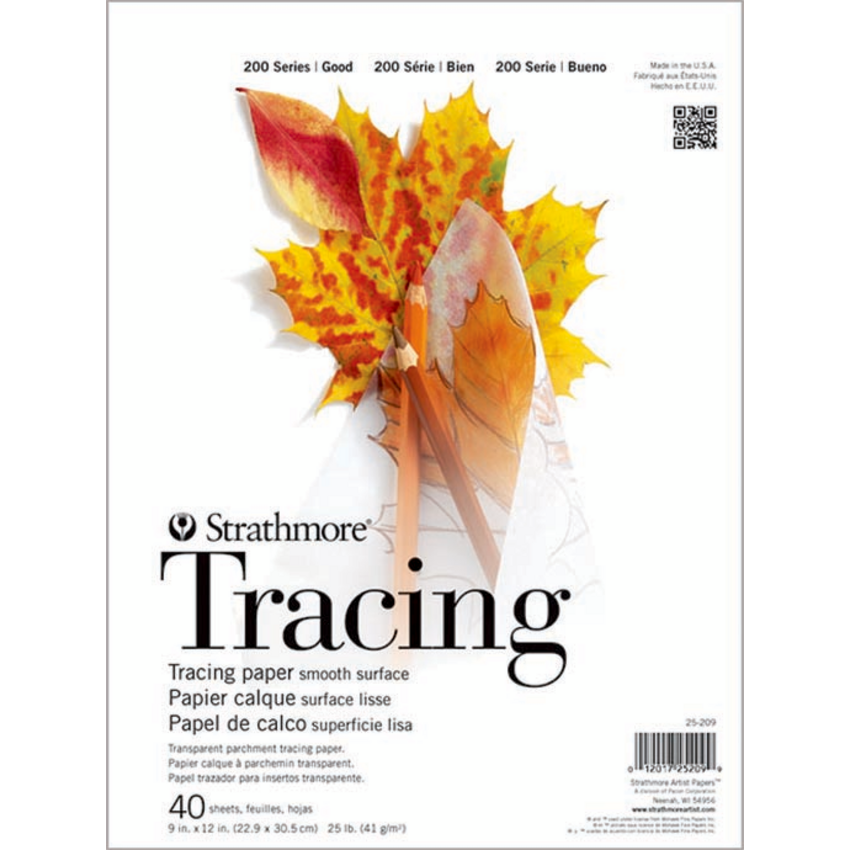 Strathmore® 200 Series Tracing Paper 9" x 12" 40 sheets/pad