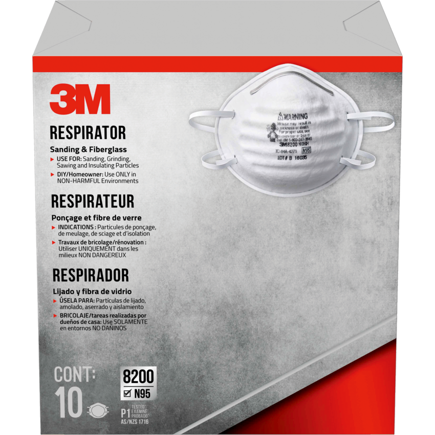 3M™ Sanding & Fiberglass Respirator Mask 10/box