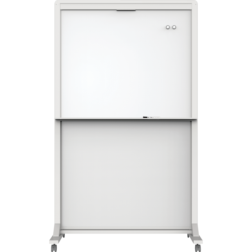 Quartet® Dual Track Magnetic Mobile Easel 40"W x 68"H