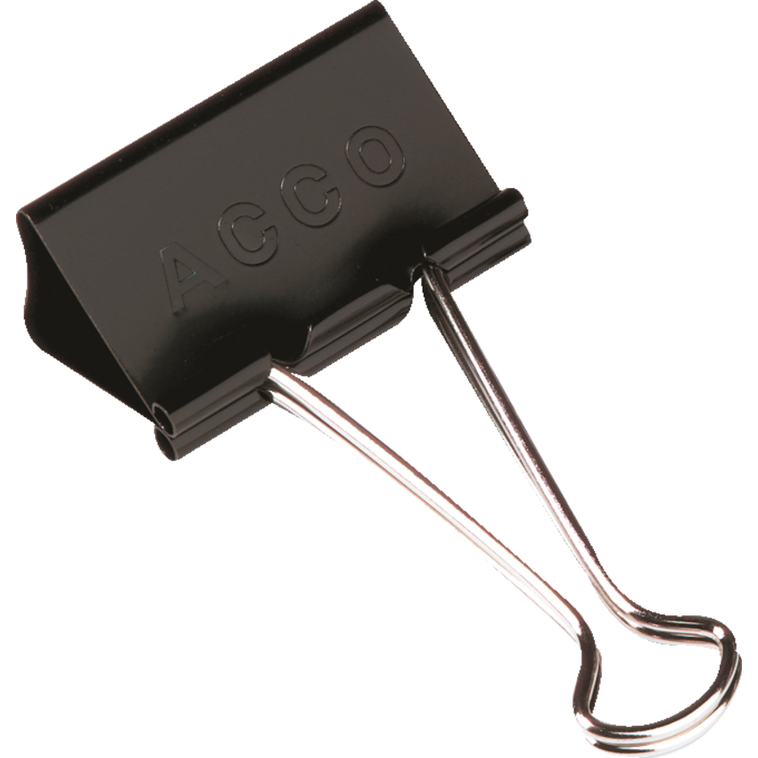 ACCO® Fold-Back Clips 3/4" 12/box