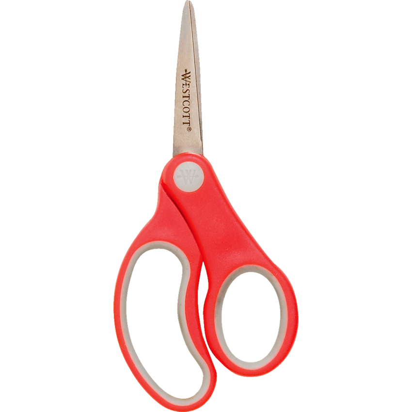 Westcott® Soft Handle School Scissors 5" Red