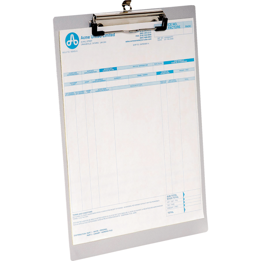 Westcott® Aluminum Clipboard Legal Size