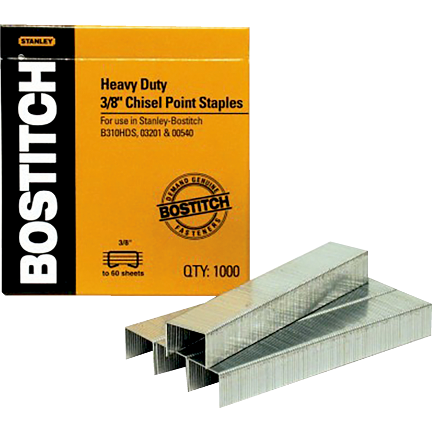 Bostitch® Heavy-Duty Staples 3/8" 1,000/box