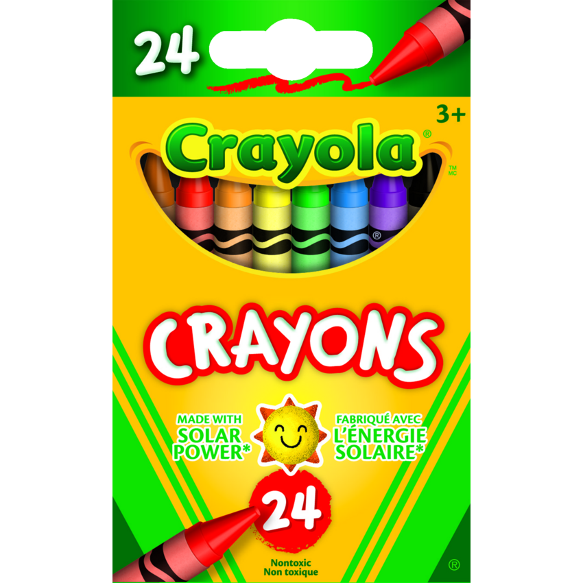 Crayola® Crayons Assorted Colours 24/box