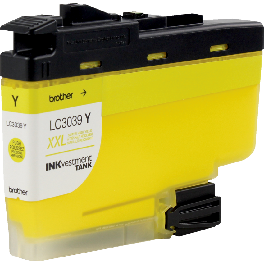 Brother INKvestment Inkjet Cartridge #LC3039Y XXL Ultra High Yield Yellow