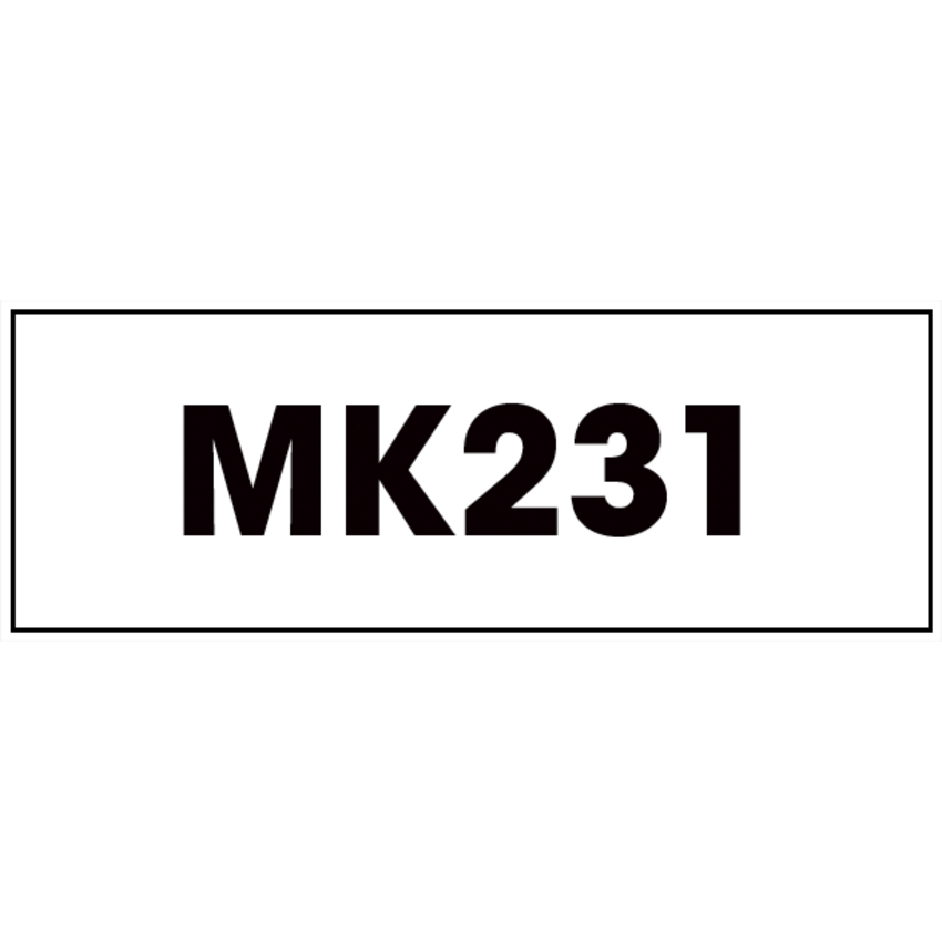 Brother® P-Touch® M Tape 1/2" Black on White