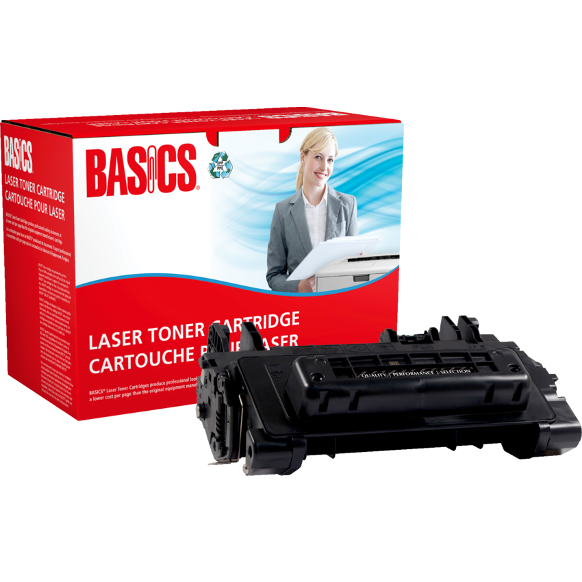 Basics® Remanufactured Laser Cartridge (HP 81A) Black