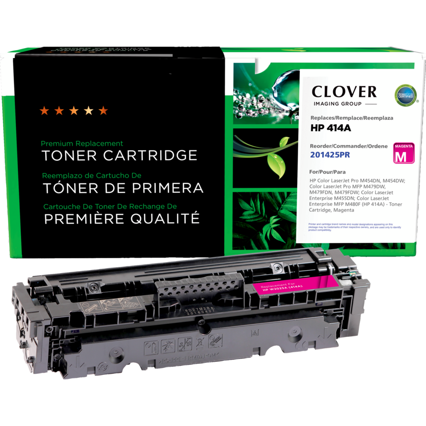 Clover Imaging Remanufactured Laser Cartridge (HP 414A) Magenta