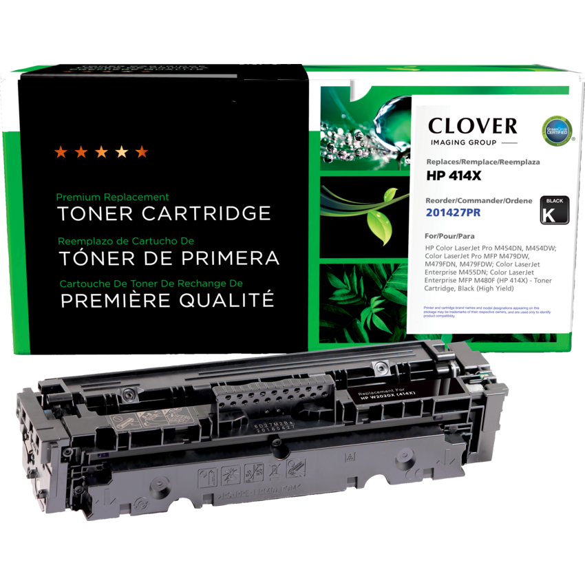 Clover Imaging Remanufactured Laser Cartridge (HP 414X) High Yield Black
