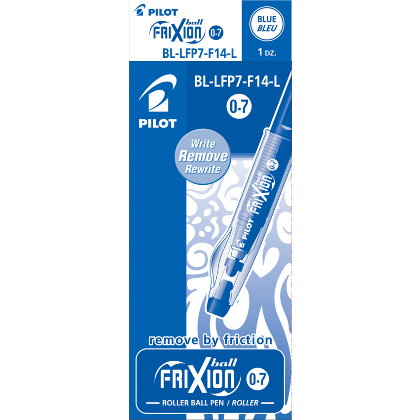 Pilot® FriXion® Ball Stick Pens 0.7 mm Blue
