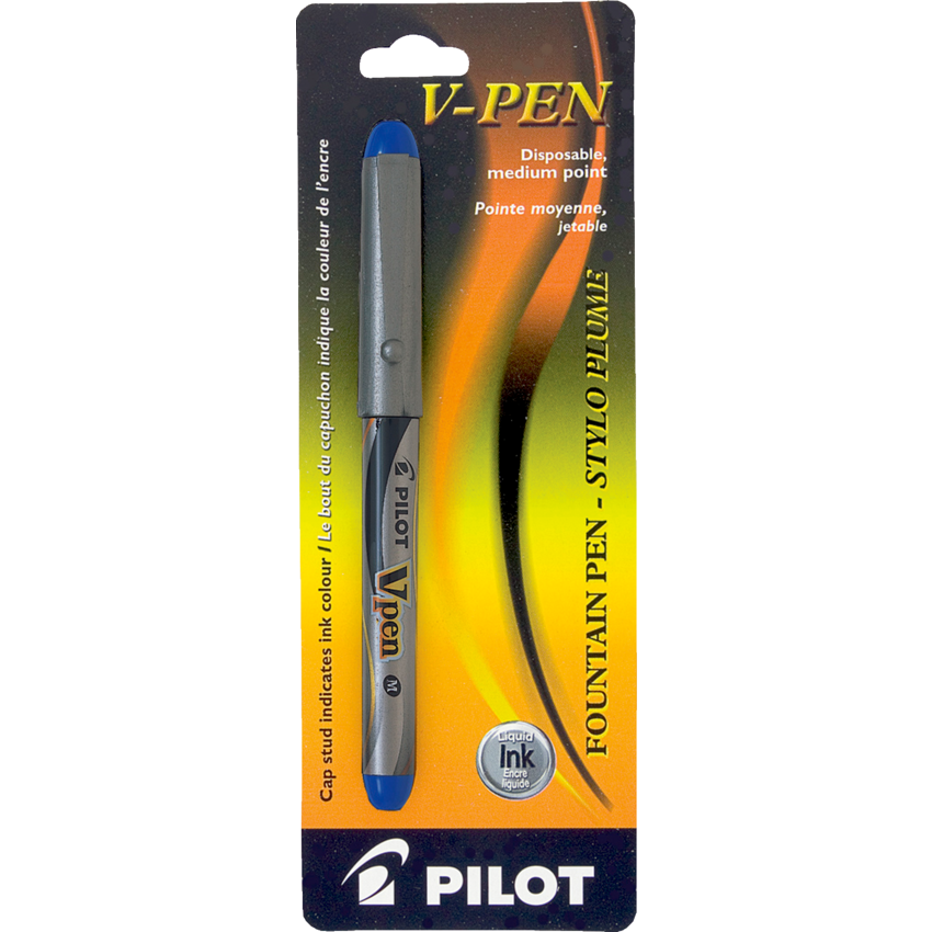 Pilot® V Pen Disposable Fountain Pen Blue
