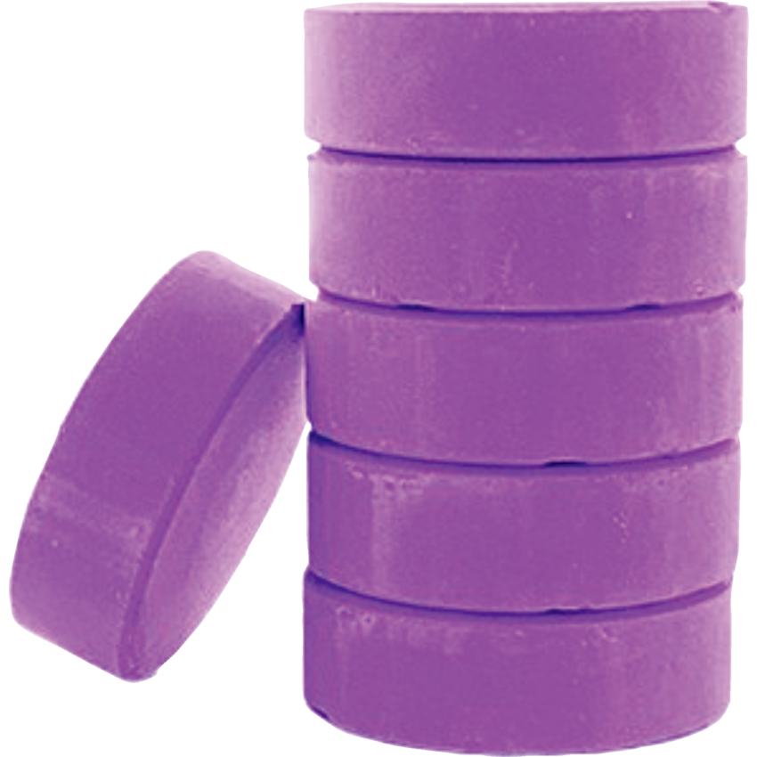 DBLG Tempera Paint Blocks 59 mm x 19 mm Purple 6/pkg
