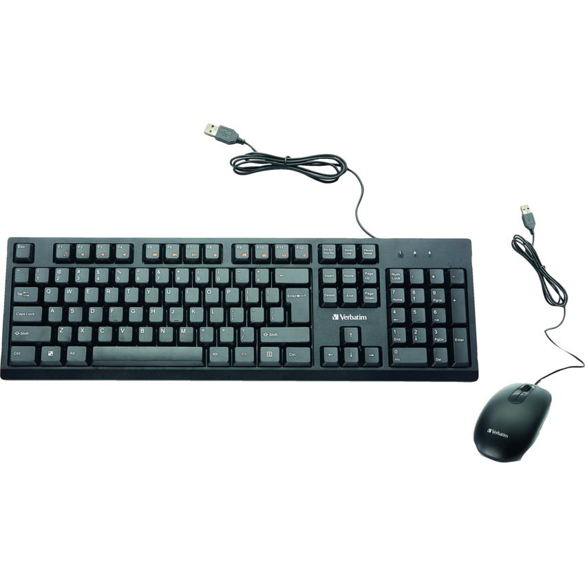 Verbatim® Wired Keyboard and Mouse