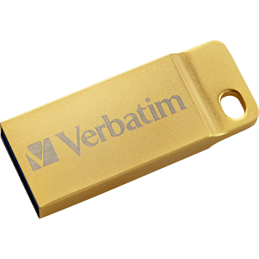 Verbatim® Metal Executive USB Drive 16 GB Gold