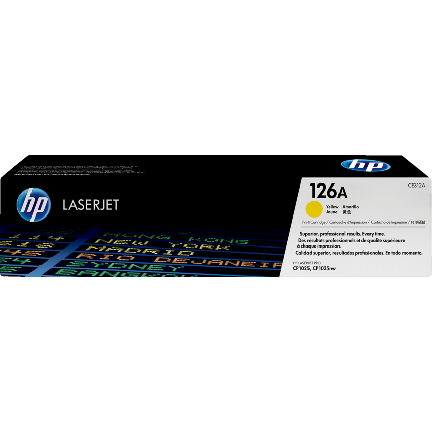 HP LaserJet Laser Cartridge #126A Yellow