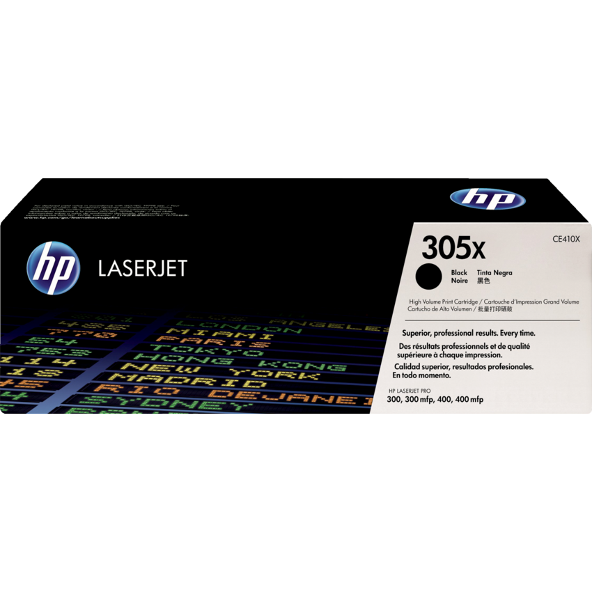 HP LaserJet Laser Cartridge High Yield #305X Black
