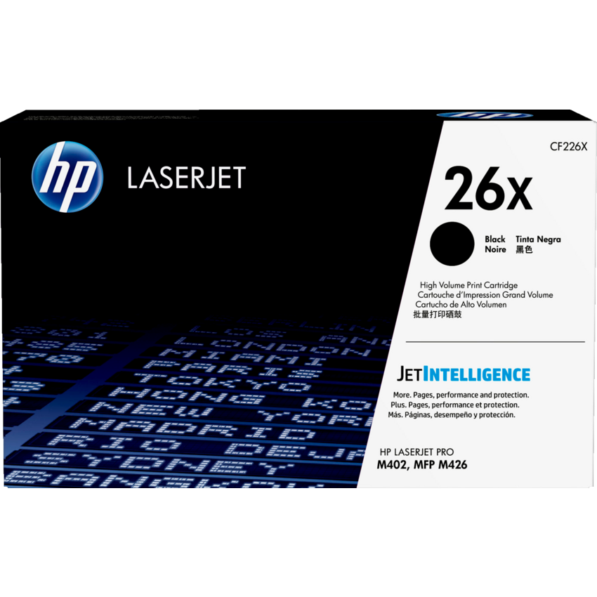 HP Laser Cartridge High Yield #26X Black
