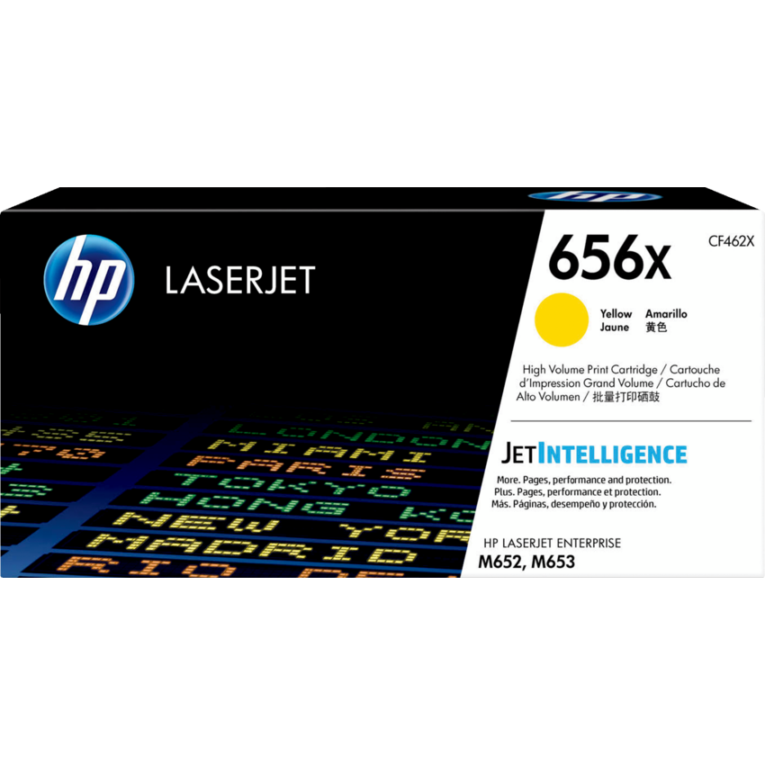 HP LaserJet Laser Cartridge #656X High Yield Yellow