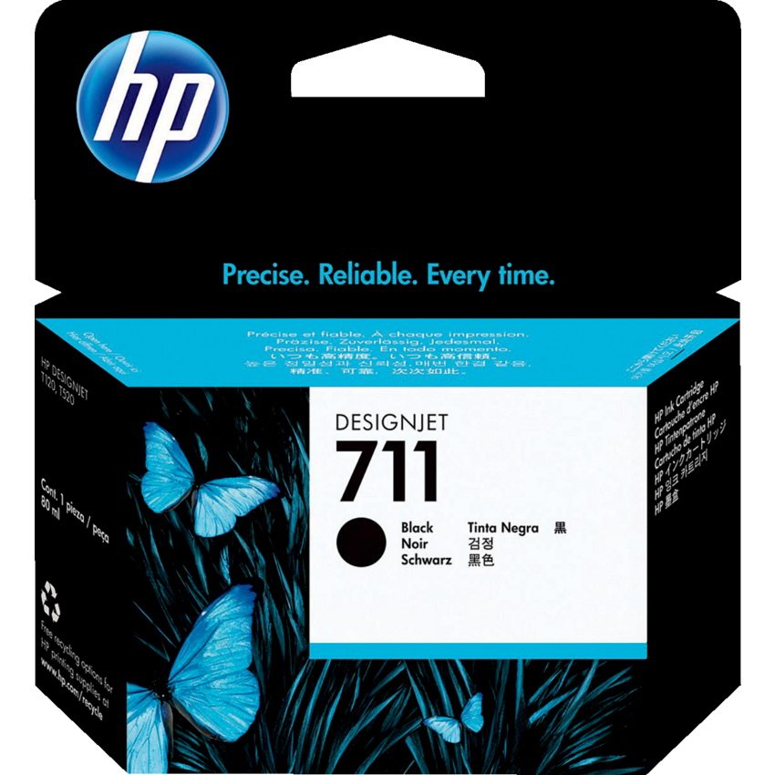 HP Inkjet Cartridge #711 Black