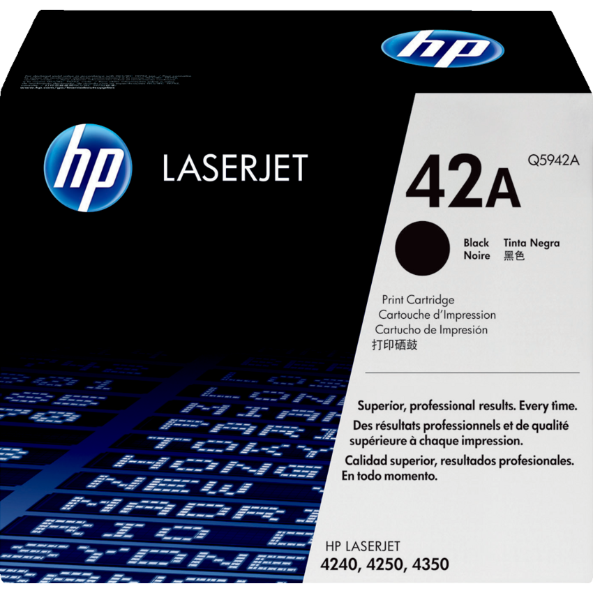 HP LaserJet Laser Cartridge #42A Black