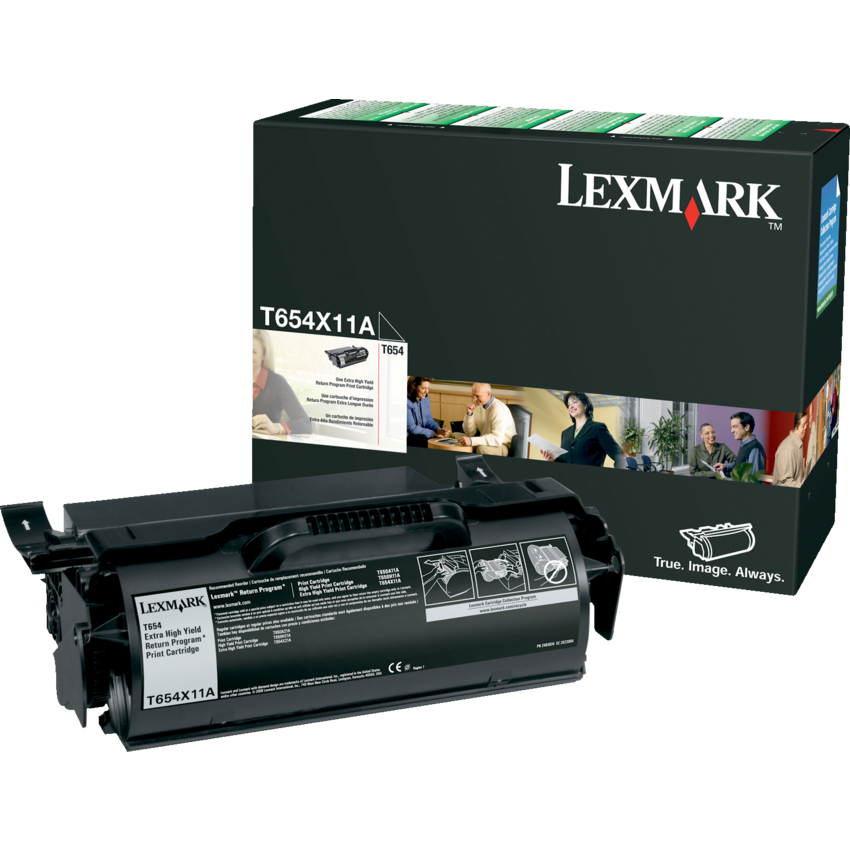 Lexmark® Laser Cartridge Extra High Yield Return Program Program T654X11A