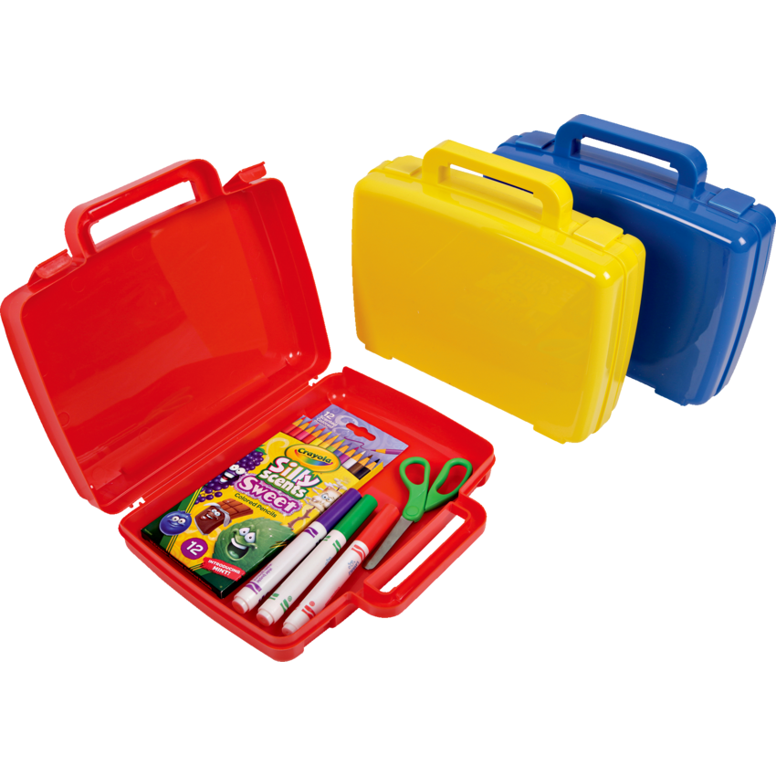 Deflecto® Antimicrobial Storage Case Blue