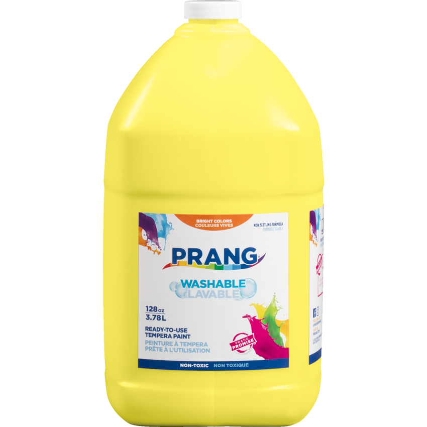Prang® Washable Ready-To-Use Tempera Paint 3.79 L Yellow
