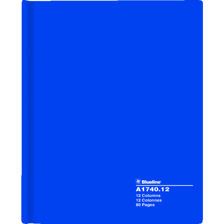 Blueline® A1740 Columnar Book 12-1/4x9-7/8" 12-column
