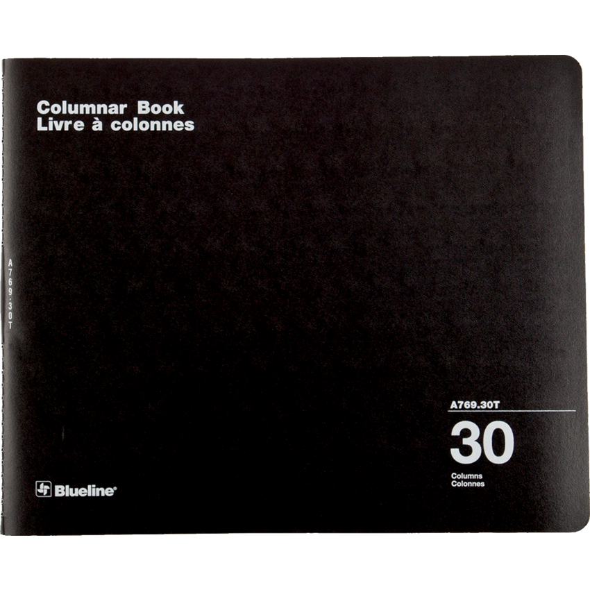 Blueline® A769 Columnar Book 12" x 14-15/16" 30-column