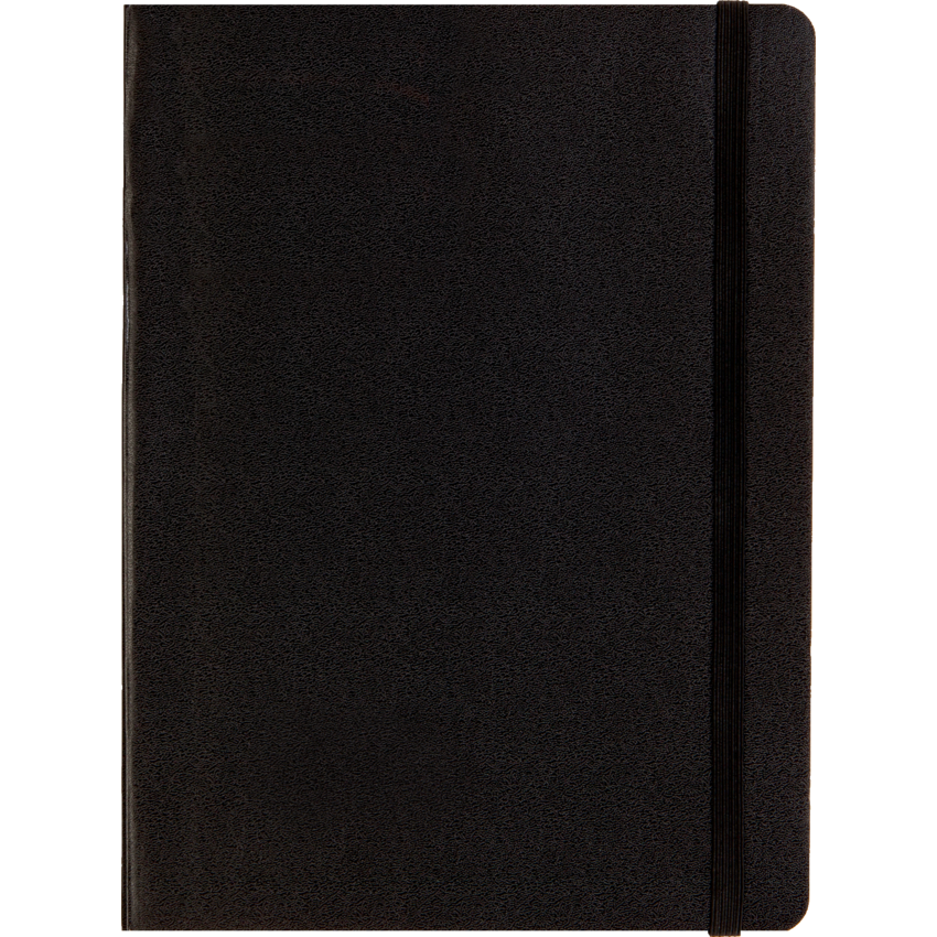 Letts® Edge Notebook 8-1/4" x 5-3/4" Black