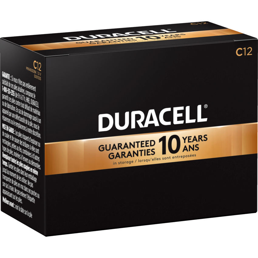 Duracell® CopperTop® Batteries "C" 12/box