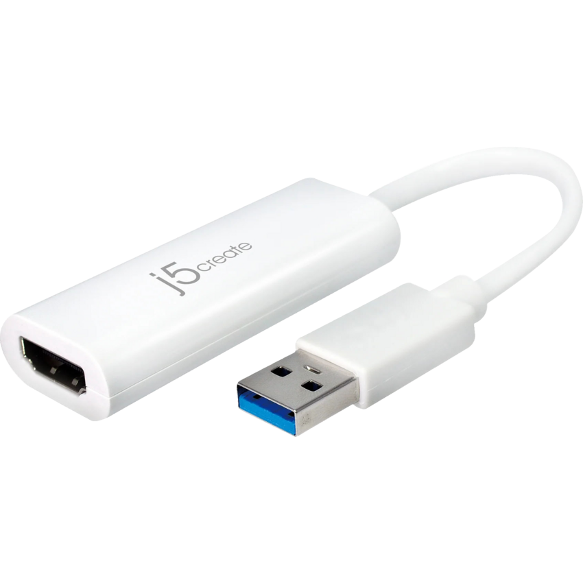 j5create® USB® to HDMI™ Multi-Monitor Adaptor White