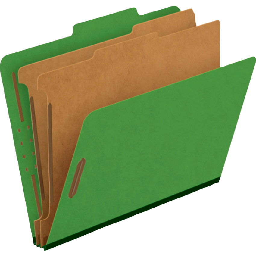 Pendaflex® Classification Folders Letter Dark Green