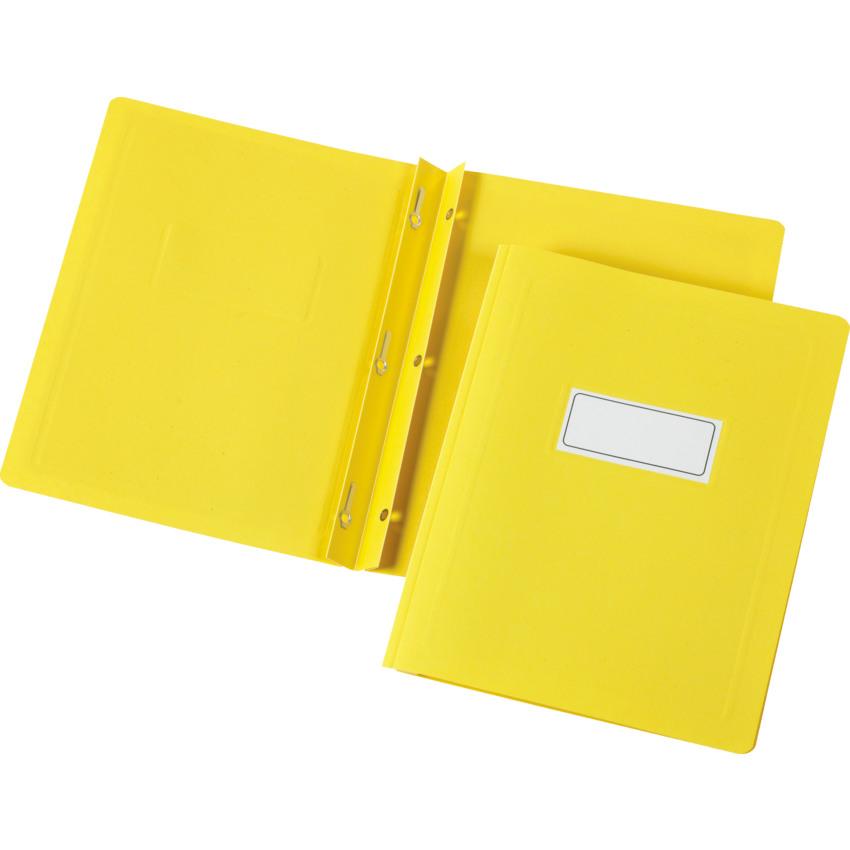 Oxford® Panel & Border Report Covers Letter Yellow 25/box