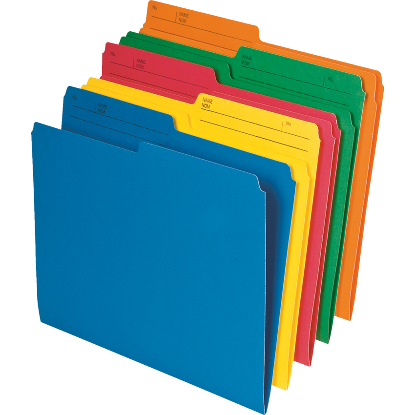 Pendaflex® Coloured File Folders Letter Assorted Colours 25/pkg