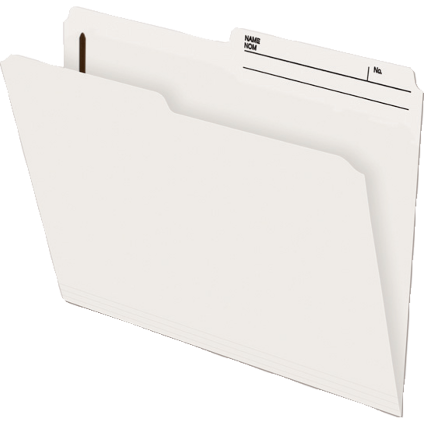 Pendaflex® SlimTrim® Fastener Folders Letter Ivory 10/pkg
