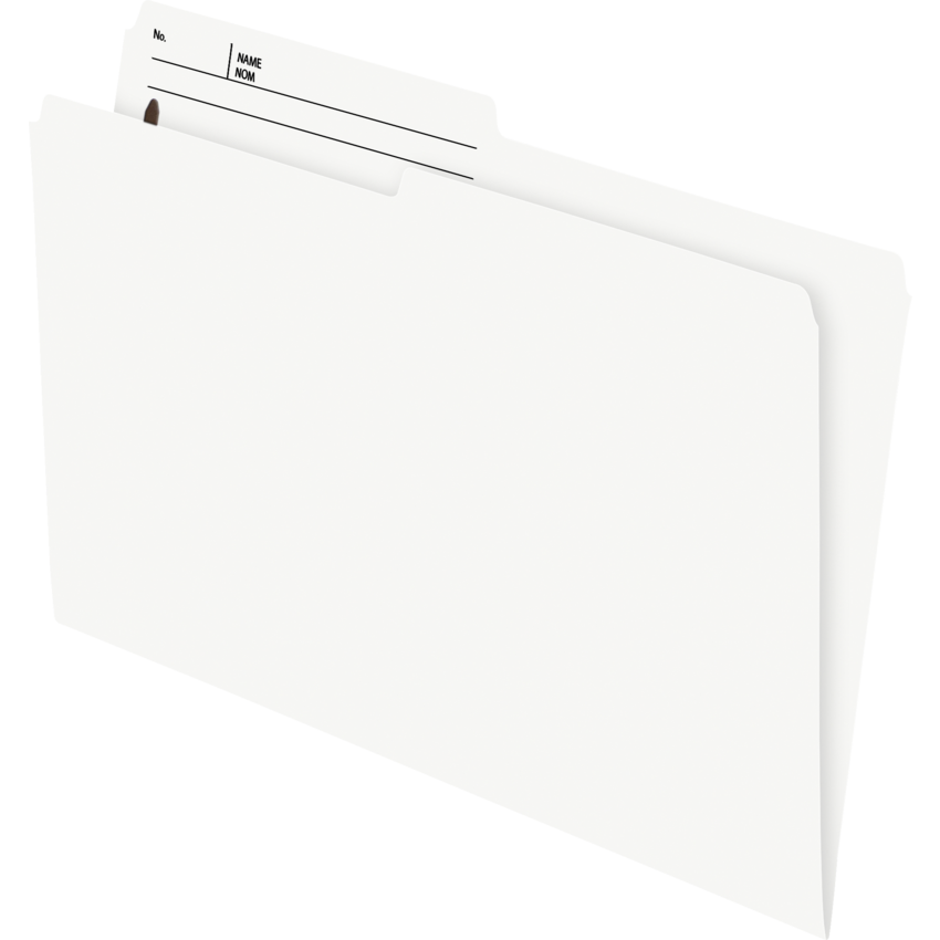 Pendaflex® SlimTrim® Fastener Folders Legal Ivory 10/pkg
