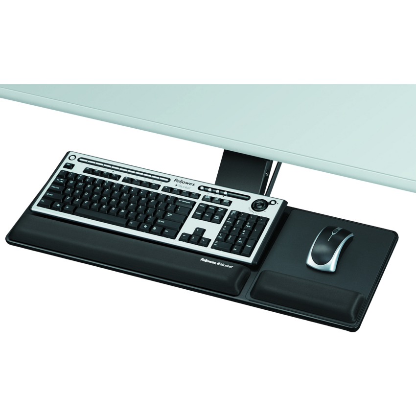 Fellowes® Designer Suites™ Compact Keyboard Tray Black