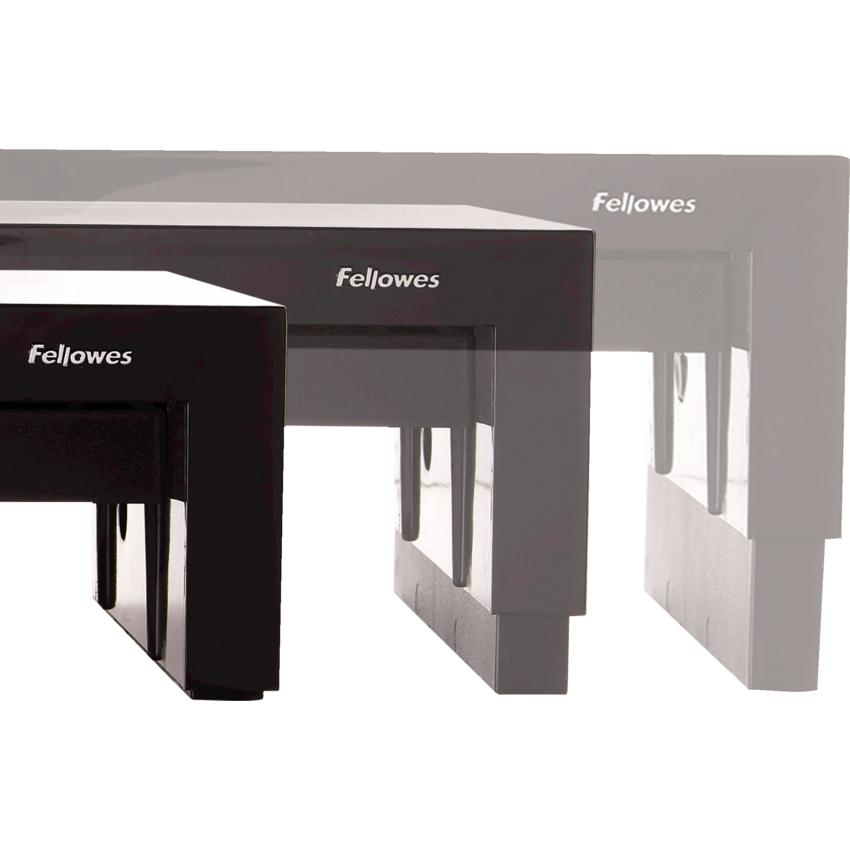 Fellowes® Designer Suites™ Monitor Riser Black Pearl