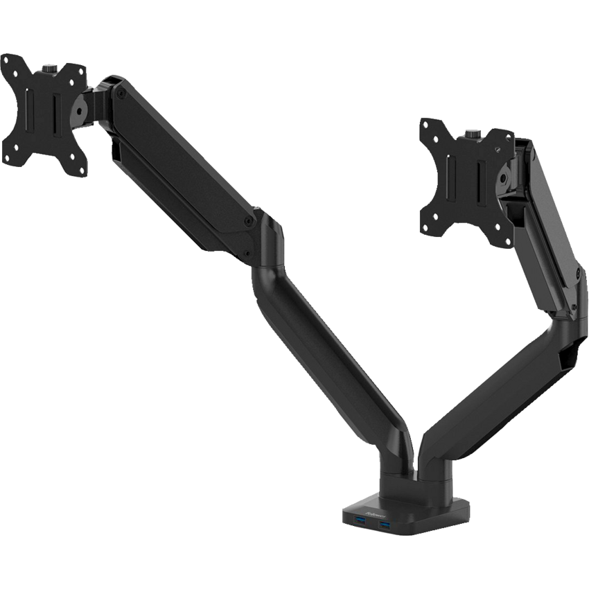 Fellowes® Platinum Series Dual Monitor Arms Black