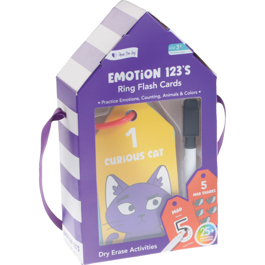 Open The Joy® Emotions 123's Flash Cards English