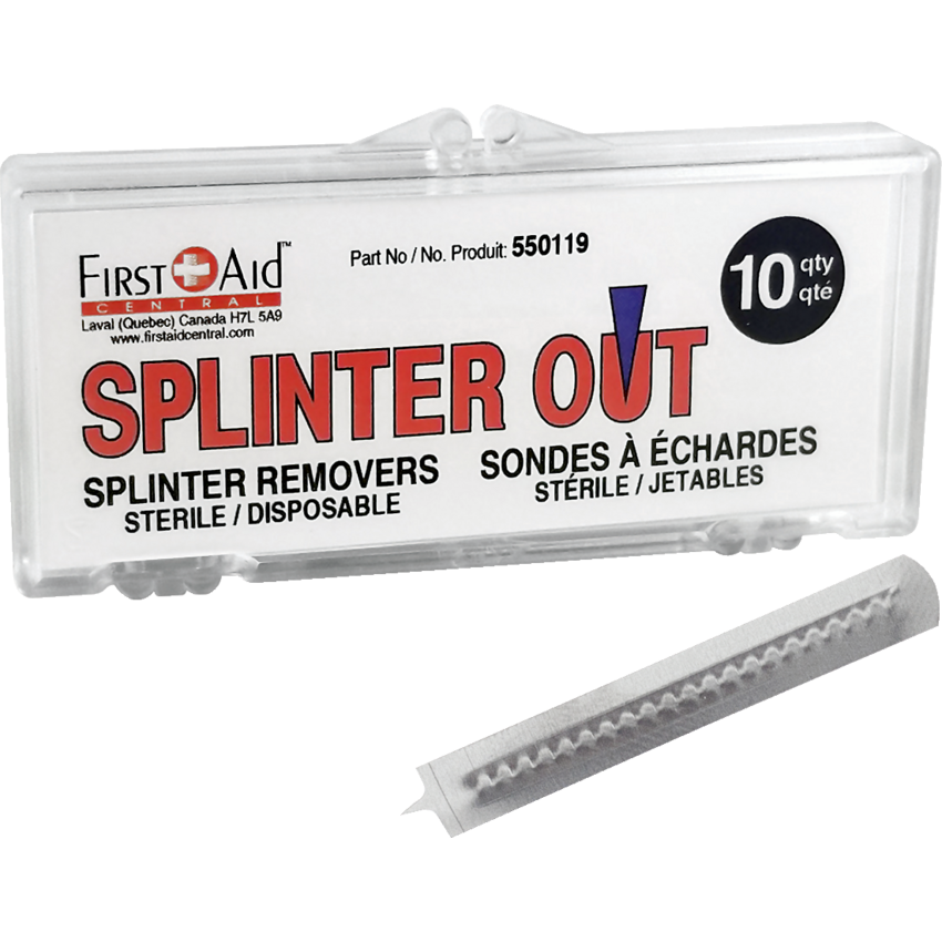 First Aid Central® Splinter-Out Splinter Removers 10/pkg