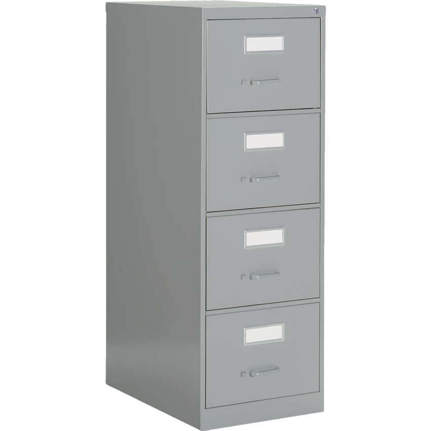 Global® Fileworks® 2600 Series Vertical File 4-Drawer Legal Grey
