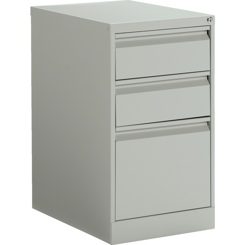 Offices to Go File Pedestals 15"W x 23"D x 27-7/8"H Grey