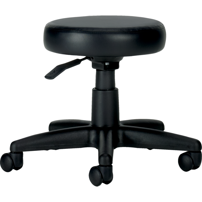 Offices to Go® File Buddy™ Swivel Stool 5" Lift Black