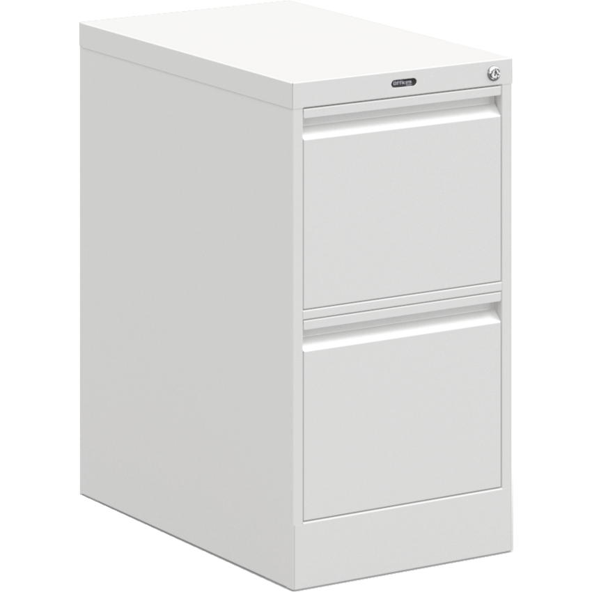 Offices to Go Vertical File 2-Drawer Letter Designer White