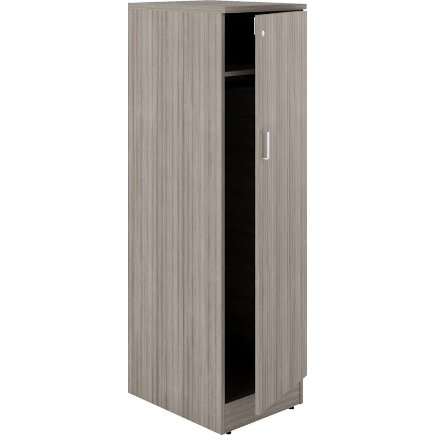 Offices To Go® Newland™ Personal Wardrobe Right 18"W x 24"D x 65-3/5"H Noce Grigio finish