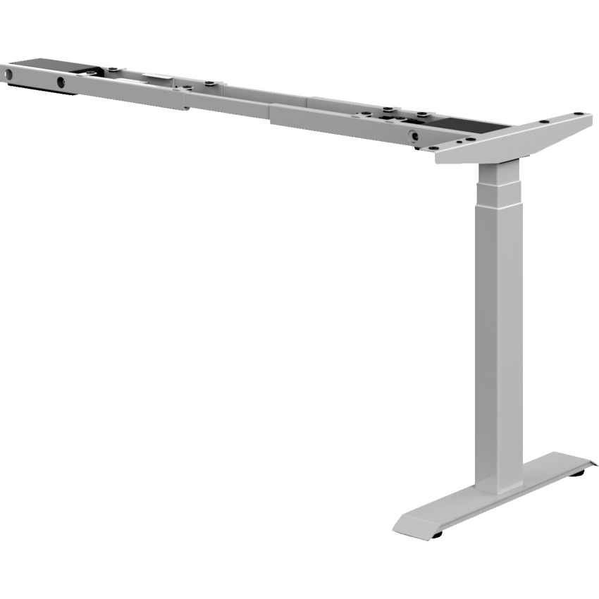 Offices to Go® Newland™ Electric Height Adjustable Table Base for L-shaped Configurations Tungsten